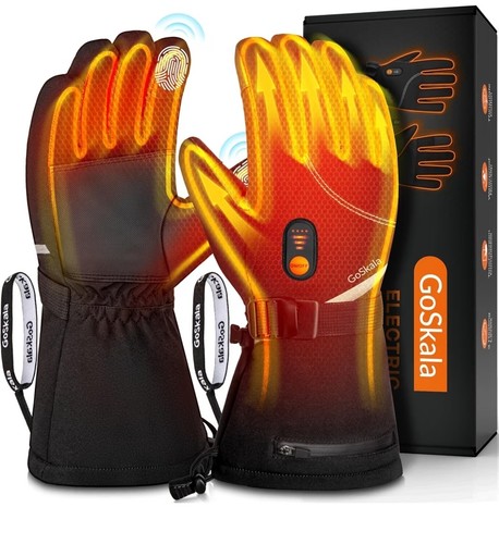Electric heated gloves - heated,