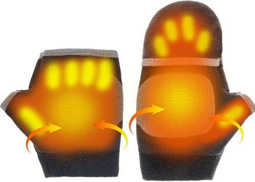 Obest heated gloves fingerless - obest,