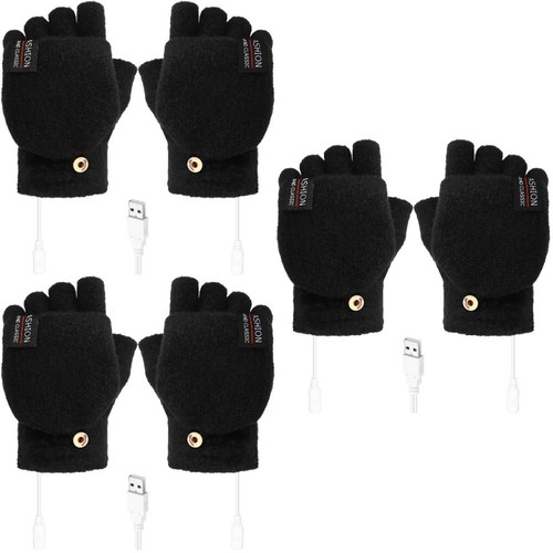 Pairs heated fingerless - 3,