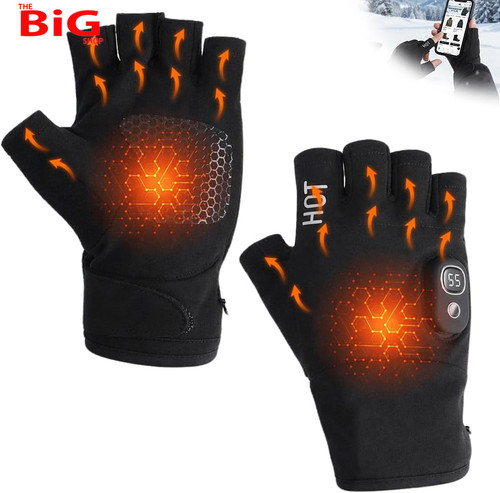 Rechargeable fingerless heated - fingerless,