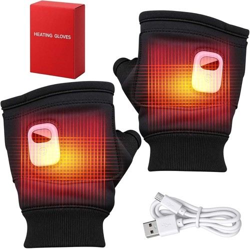 Electric heated gloves usb - heated,