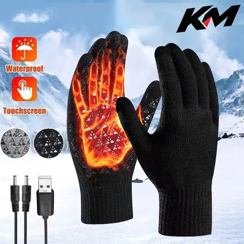 Electric heated gloves usb - heated,