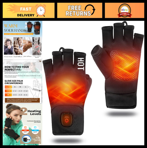 Rechargeable heated fingerless - rechargeable,