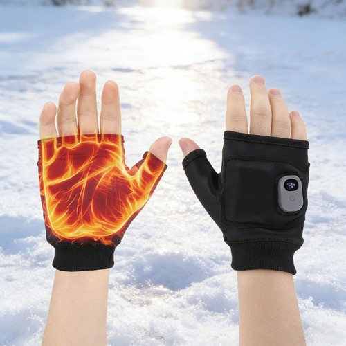 Electric heated fingerless - electric,