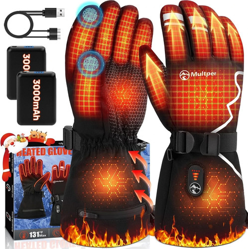 Heated gloves upgraded unisex - heated,