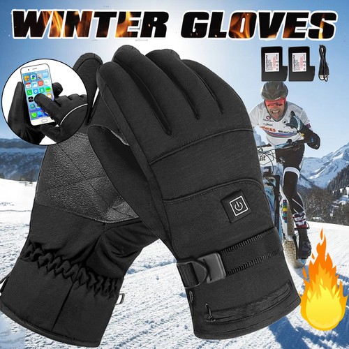 Winter heated gloves warm - heated,