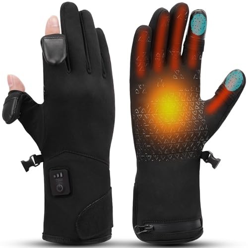 Fingerless heated gloves for - fingerless,