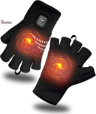 Heated Gloves Fingerless for
