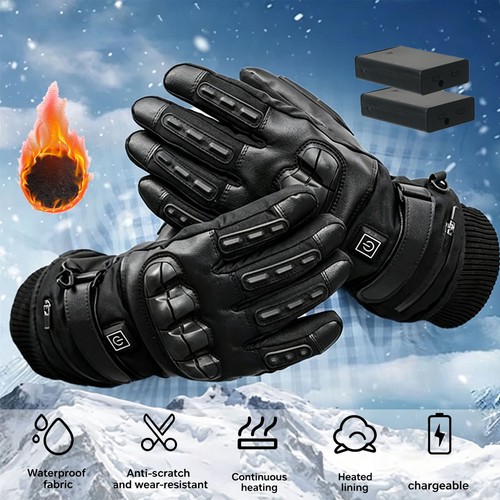 Heated gloves rechargeable - heated,