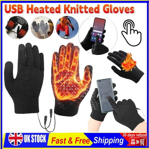Electric heated gloves usb - gloves,