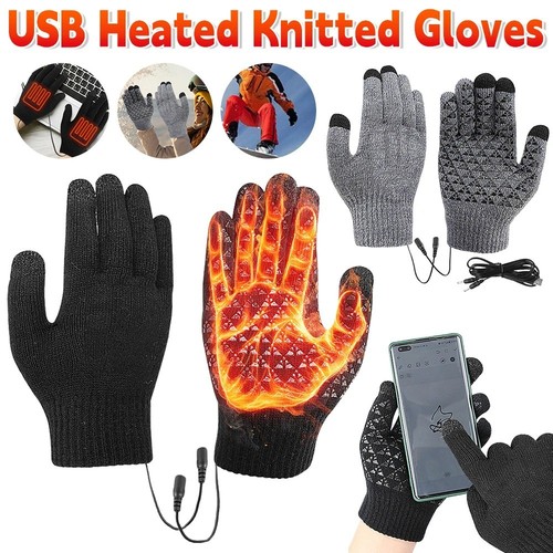 Electric heated gloves usb - gloves,