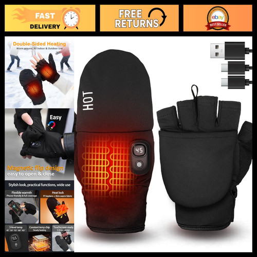 Rechargeable heated gloves - heated, for