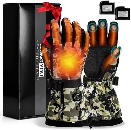 Rechargeable heated gloves - heated, m