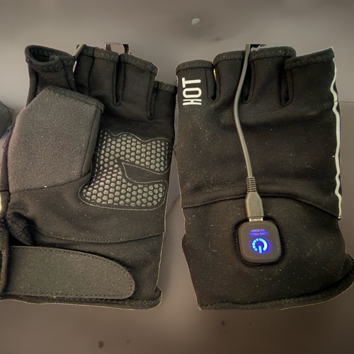 Rechargeable heated fingerless - heated,