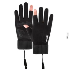 USB Heated Fingerless Gloves