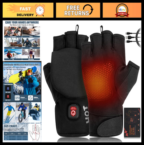 Rechargeable heated gloves for - rechargeable,