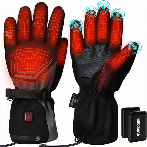Heated gloves 6000mah - heated,