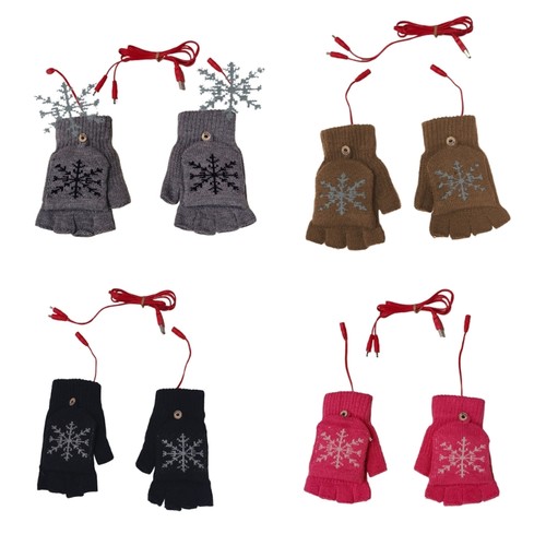 Toss top fingerless usb gloves - toss,