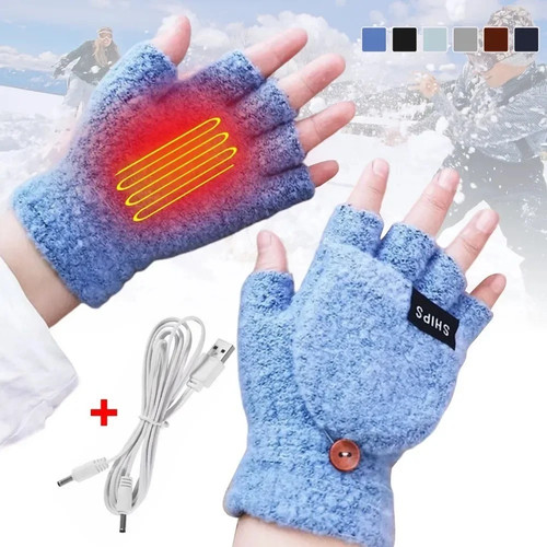 Usb heated gloves rechargeable - usb,