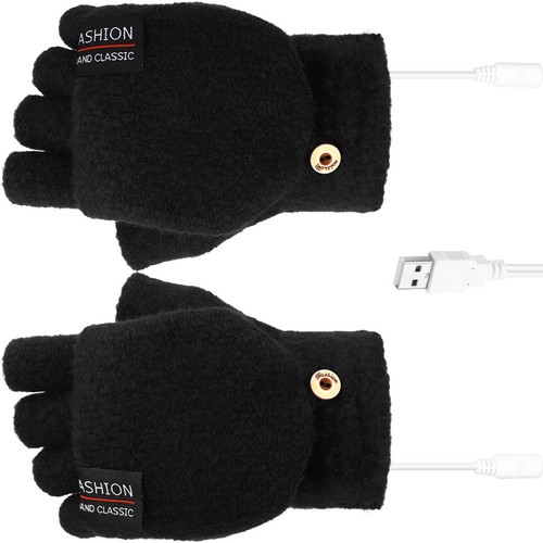 Heated usb fingerless - usb, gloves
