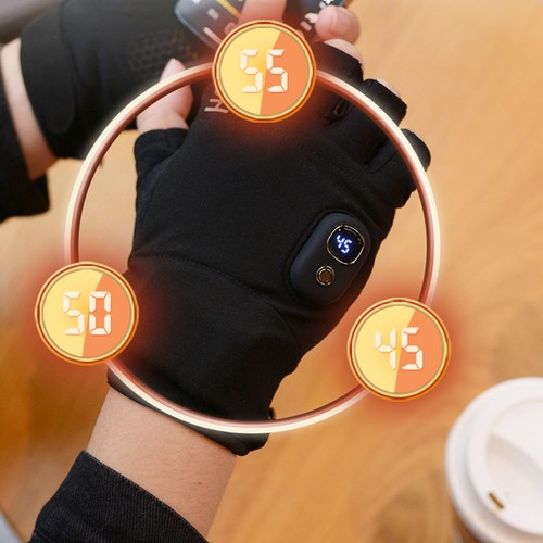 Pair fingerless heated - 1,