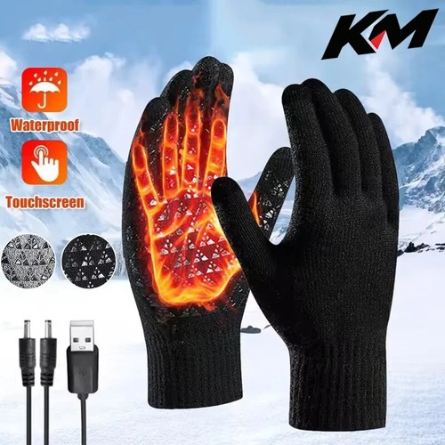 Electric heated gloves usb - heated,