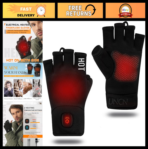 Rechargeable heated fingerless - rechargeable,
