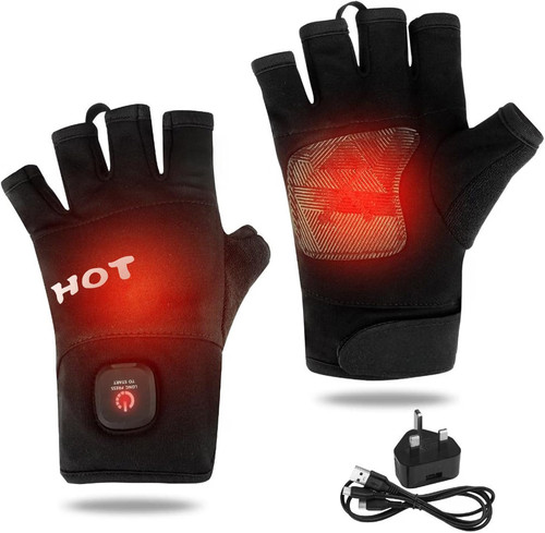 Rechargeable heated fingerless - rechargeable,