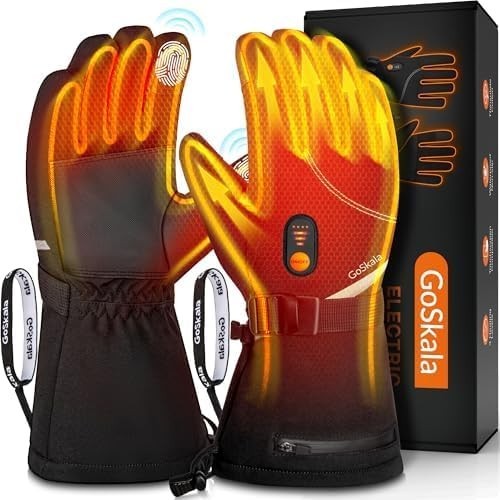 Rechargeable heated gloves - rechargeable, men